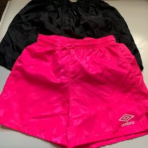 2 Pair Umbro Soccer Shorts